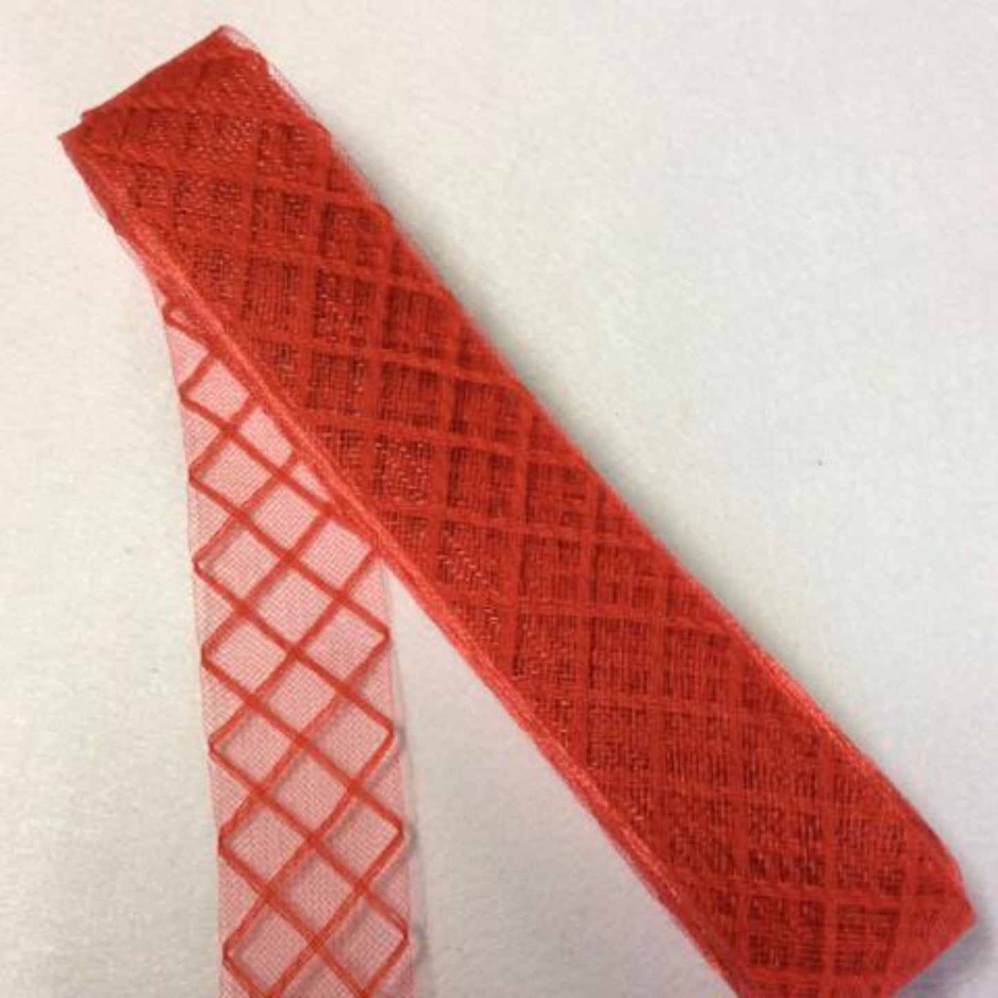red 2" / 5cm Crinoline Braid