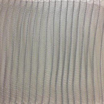 silver grey 6" / 16cm Pleated Crinoline with Draw-String
