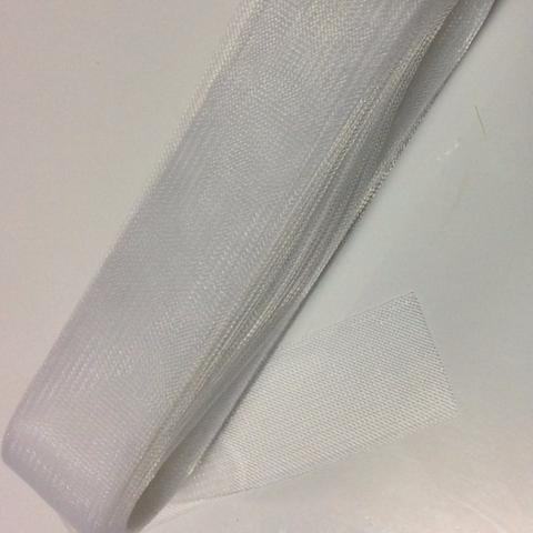 white 2" / 5cm Crinoline Braid
