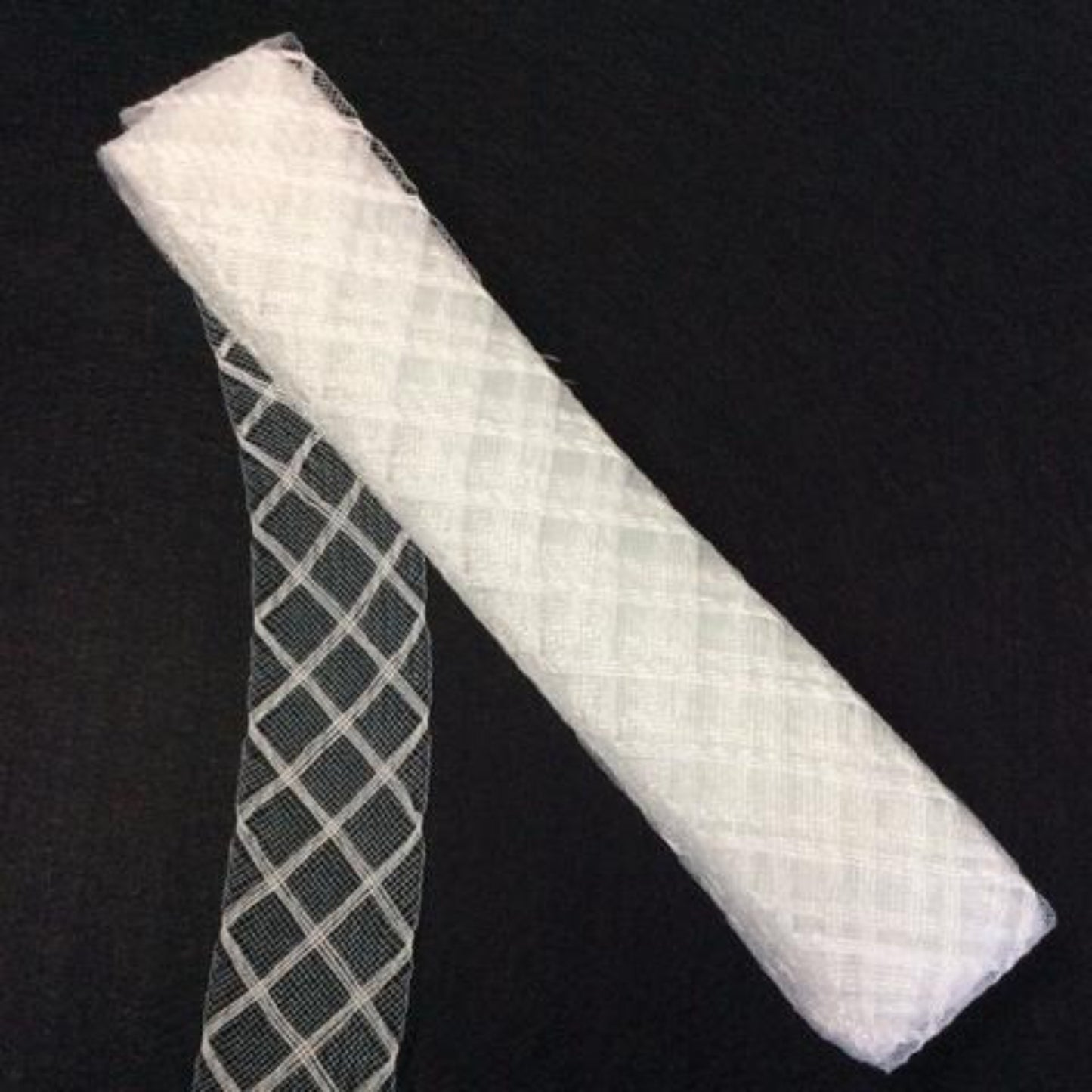 white 2" / 5cm Crinoline Braid