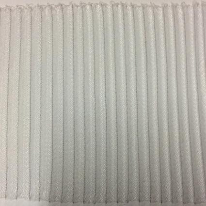 white 6" / 16cm Pleated Crinoline with Draw-String