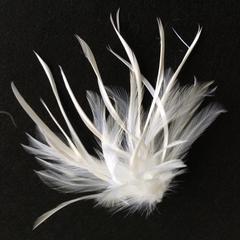Dyed Feather Flower (F0024) - AU - B Unique Millinery