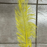 ostrich blondine feather x-large yellow