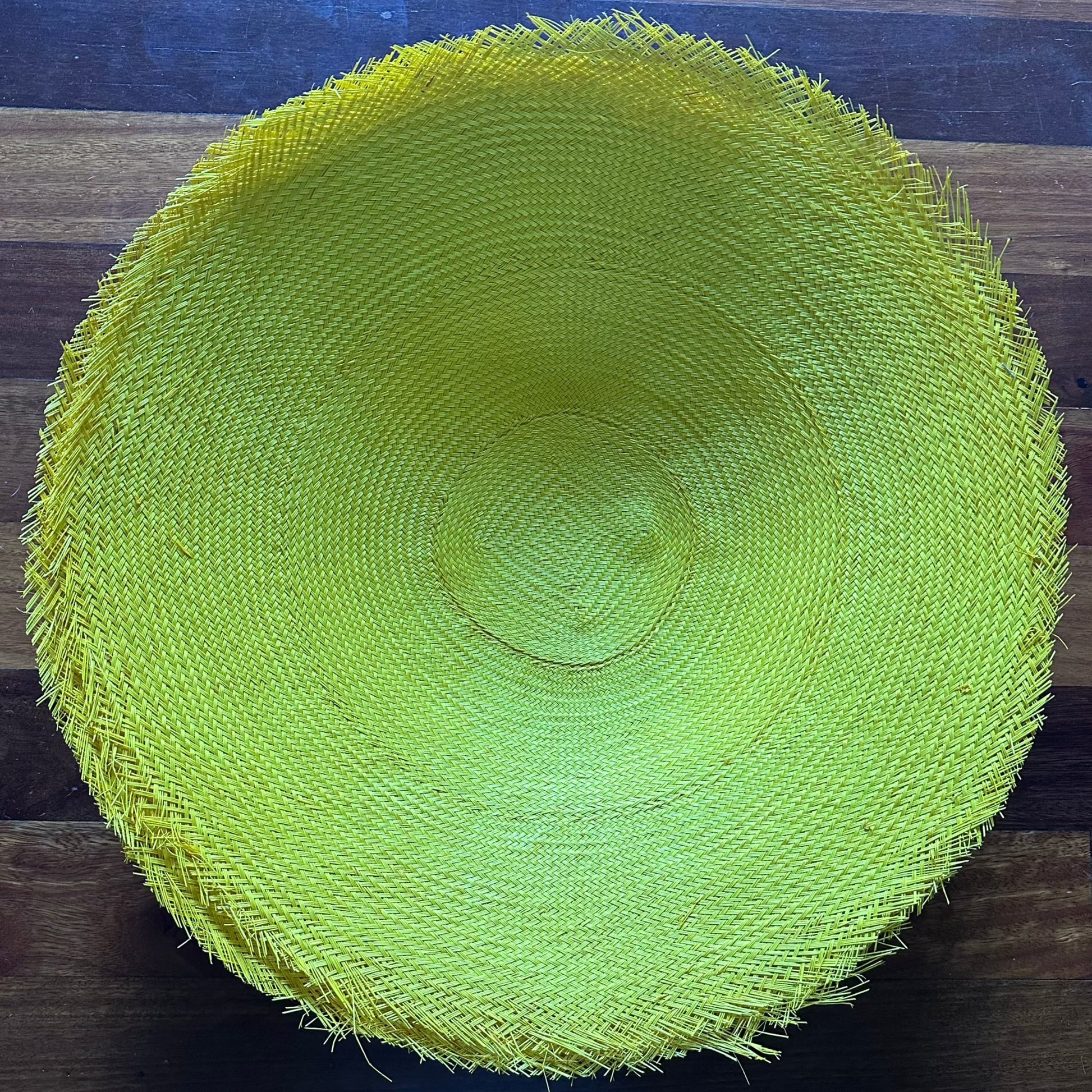 Buntal Mats Medium - Plain & Swirls [21"] - AU - B Unique Millinery