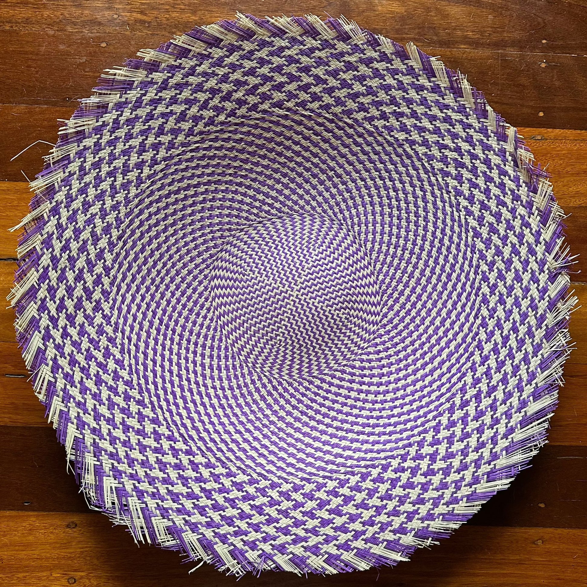 Buntal Mats Medium - Plain & Swirls [21"] - AU - B Unique Millinery