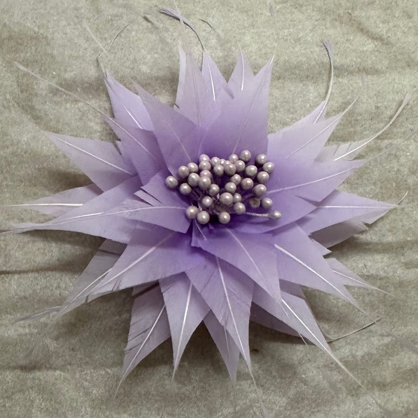 Spikey Feather Flower Minature (EF1099) lilac