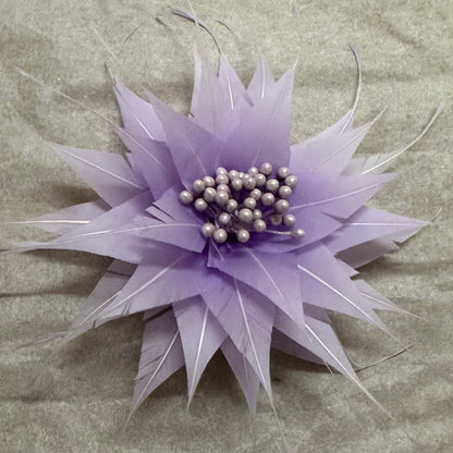 Spikey Feather Flower Minature (EF1099) lilac