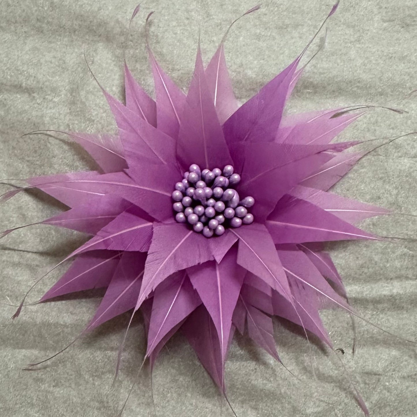 Spikey Feather Flower Minature (EF1099) pinly lilac