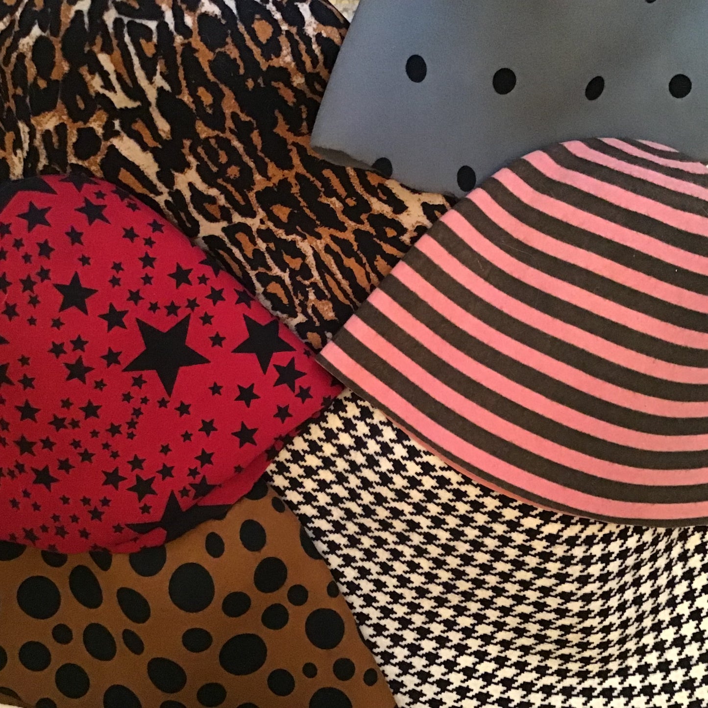 Wool Felt Hoods - Printed - AU