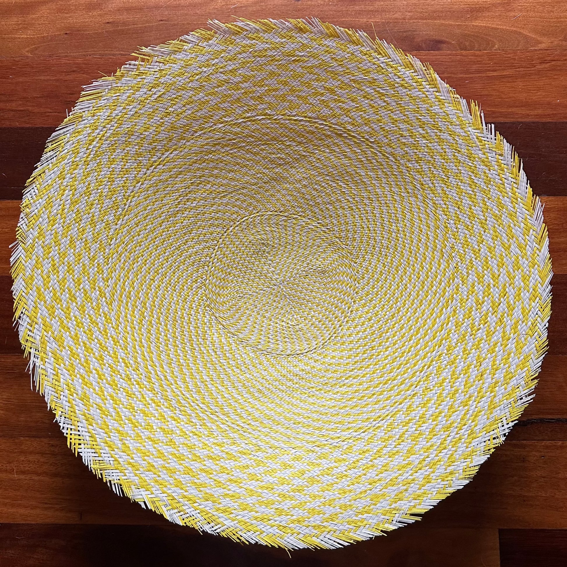 Buntal Mats Medium - Plain & Swirls [21"] - AU - B Unique Millinery