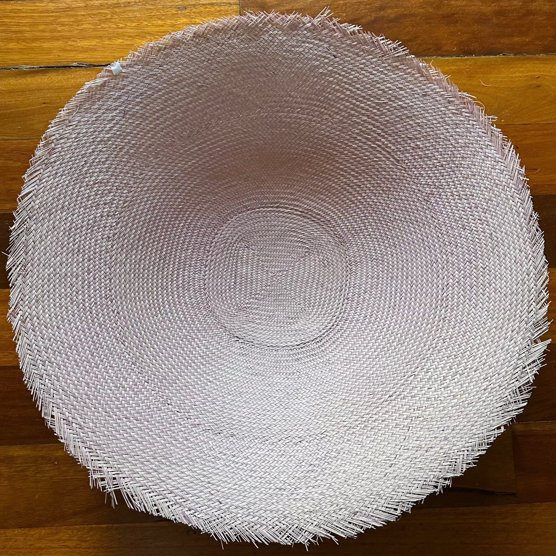 Buntal Mats Medium - Plain & Swirls [21"] - AU - B Unique Millinery