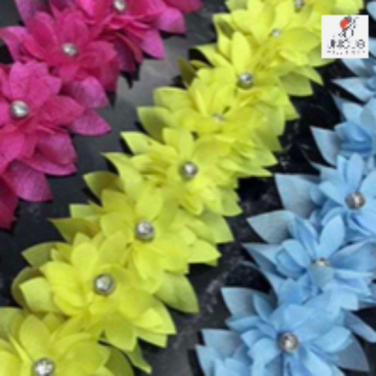 3D Ruched ribbon trims  combo