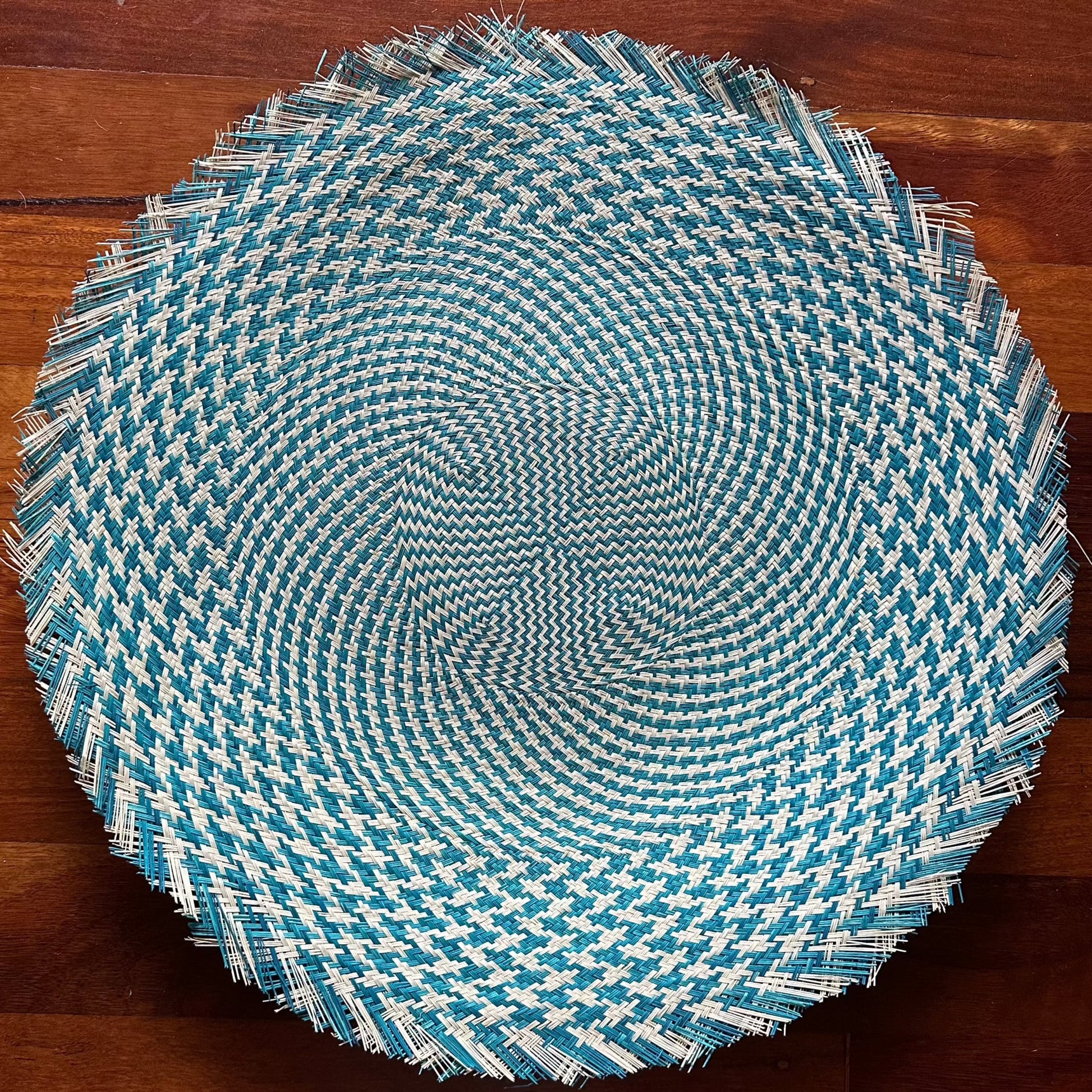 Buntal Mats Medium - Plain & Swirls [21"] - AU - B Unique Millinery