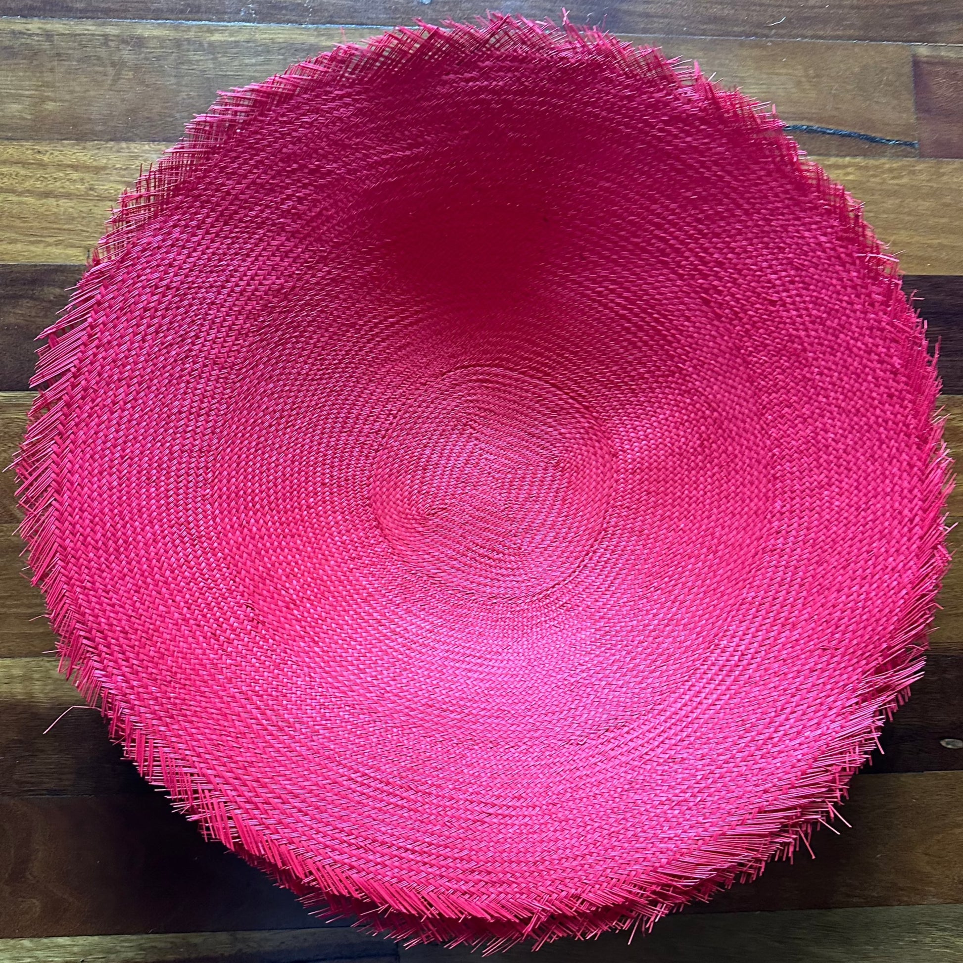 Buntal Mats Medium - Plain & Swirls [21"] - AU - B Unique Millinery