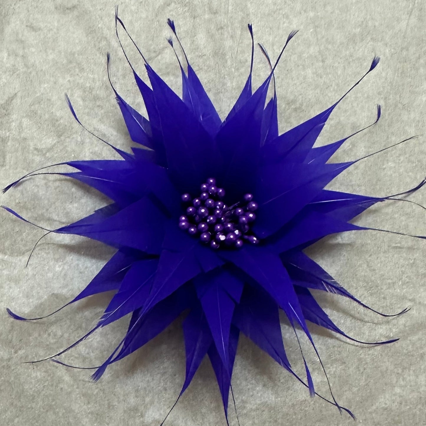 Spikey Feather Flower Minature (EF1099) purple
