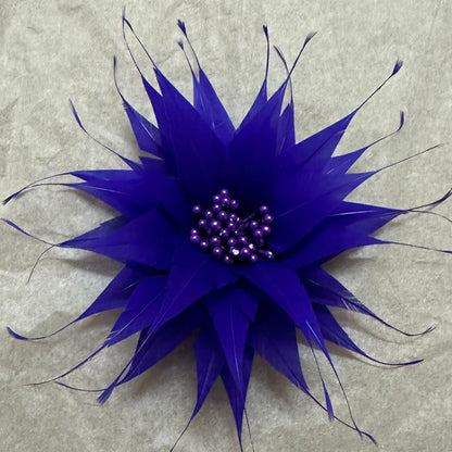 Spikey Feather Flower Minature (EF1099) purple