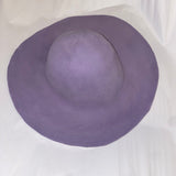 wool felt capeline supa felt olive lilac