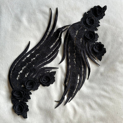 lace trim pair flame pair