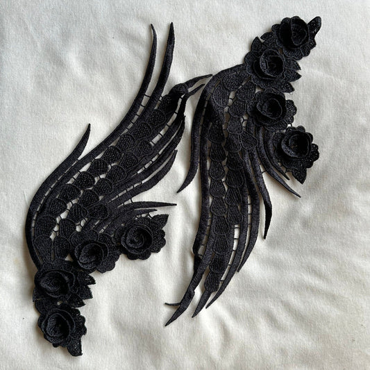 lace trim pair flame pair
