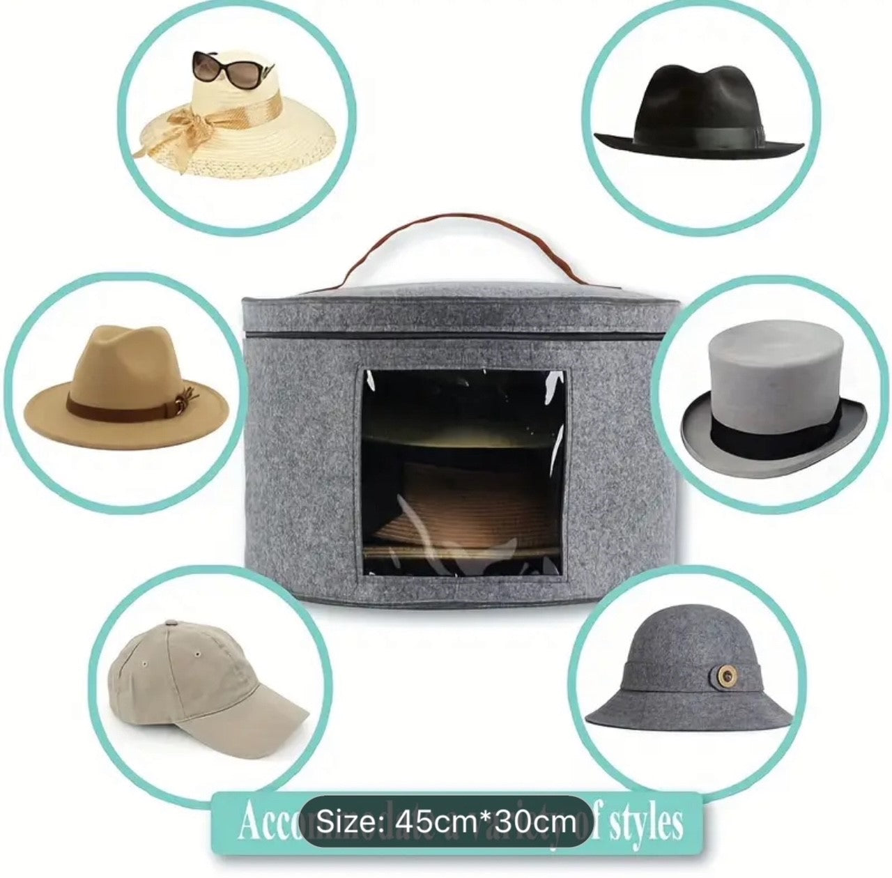 Expandable Hat Boxes - AU