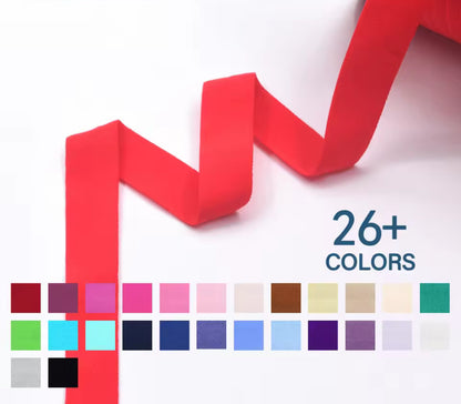 Fold Over - (7/8" / 20mm spandex matte  Binding Elastic - AU