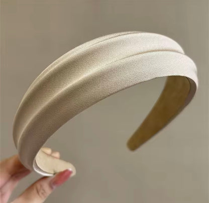 Satin Padded Wave Headbands - AU