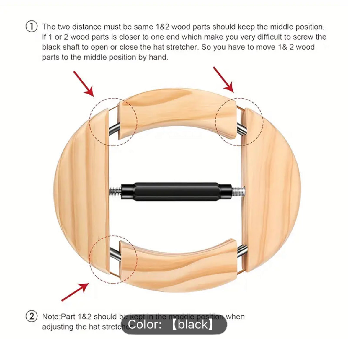 4 Way Wooden Hat Stretcher - AU