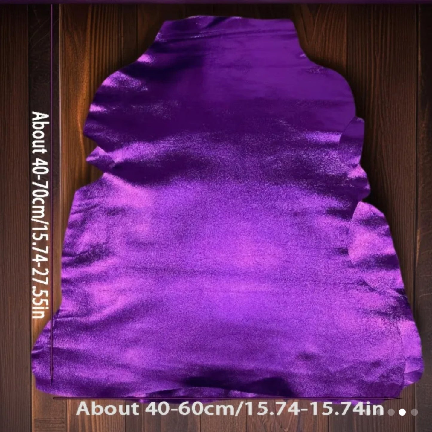 Metallic Nappa Leather Skins - AU
