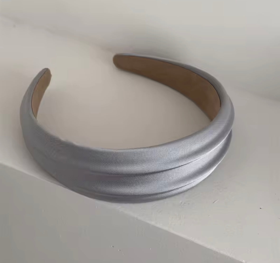 Satin Padded Wave Headbands - AU