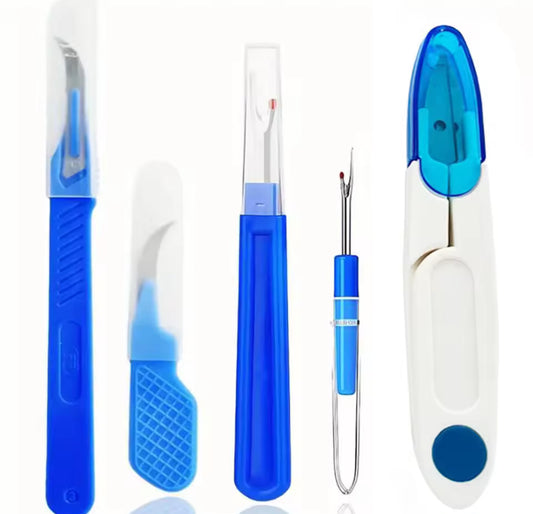 5pcs Sewing Seam Ripper & Thread Unpicker Kit - AU