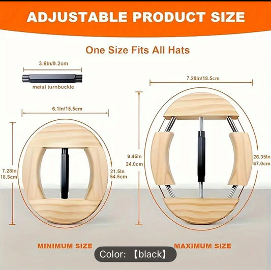 4 Way Wooden Hat Stretcher - AU