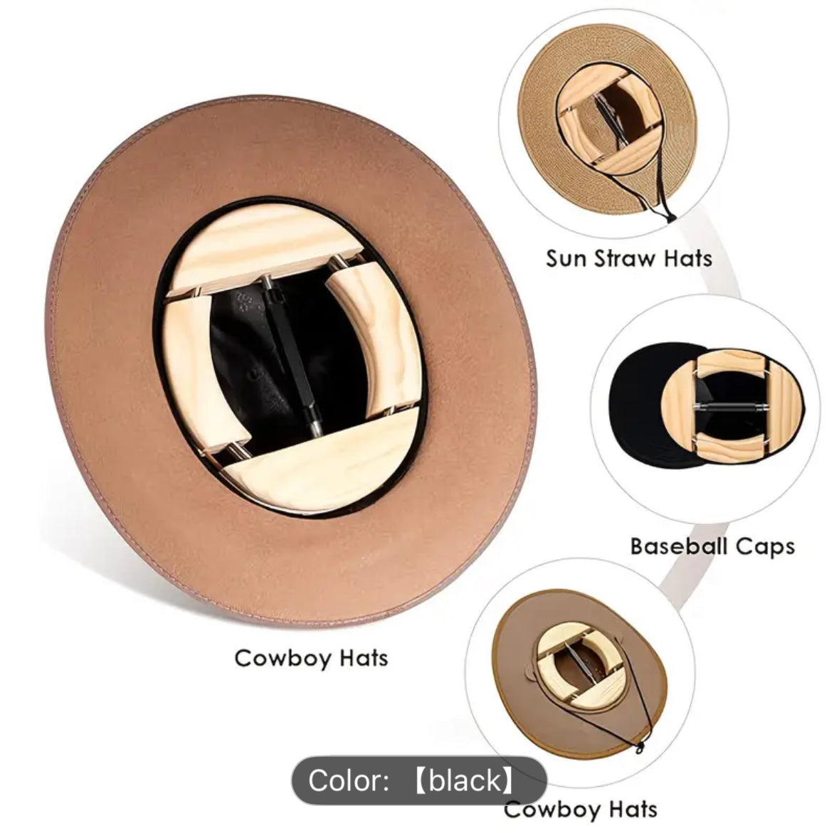 4 Way Wooden Hat Stretcher - AU