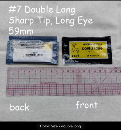 Double Long Sewing Needles - AU