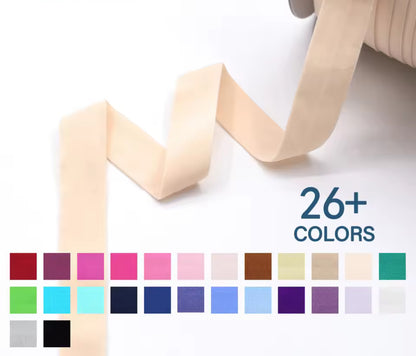 Fold Over - (7/8" / 20mm spandex matte  Binding Elastic - AU