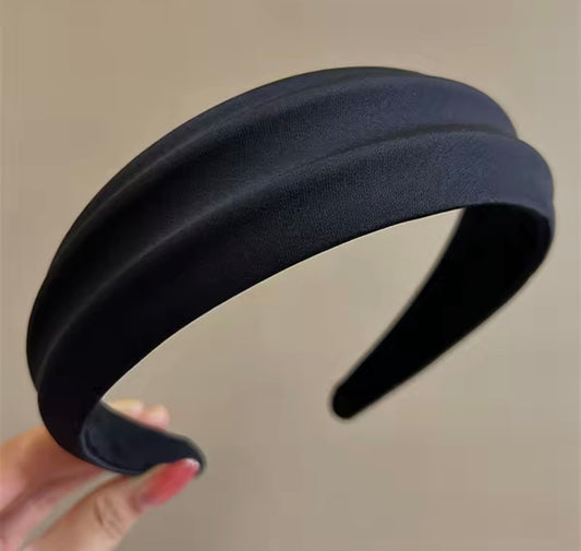 Satin Padded Wave Headbands - AU