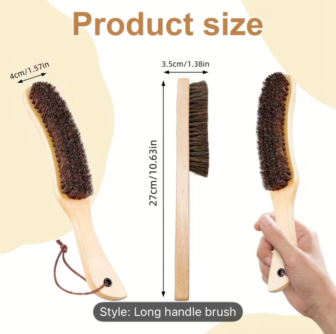 Horse Hair Hat Brush - AU