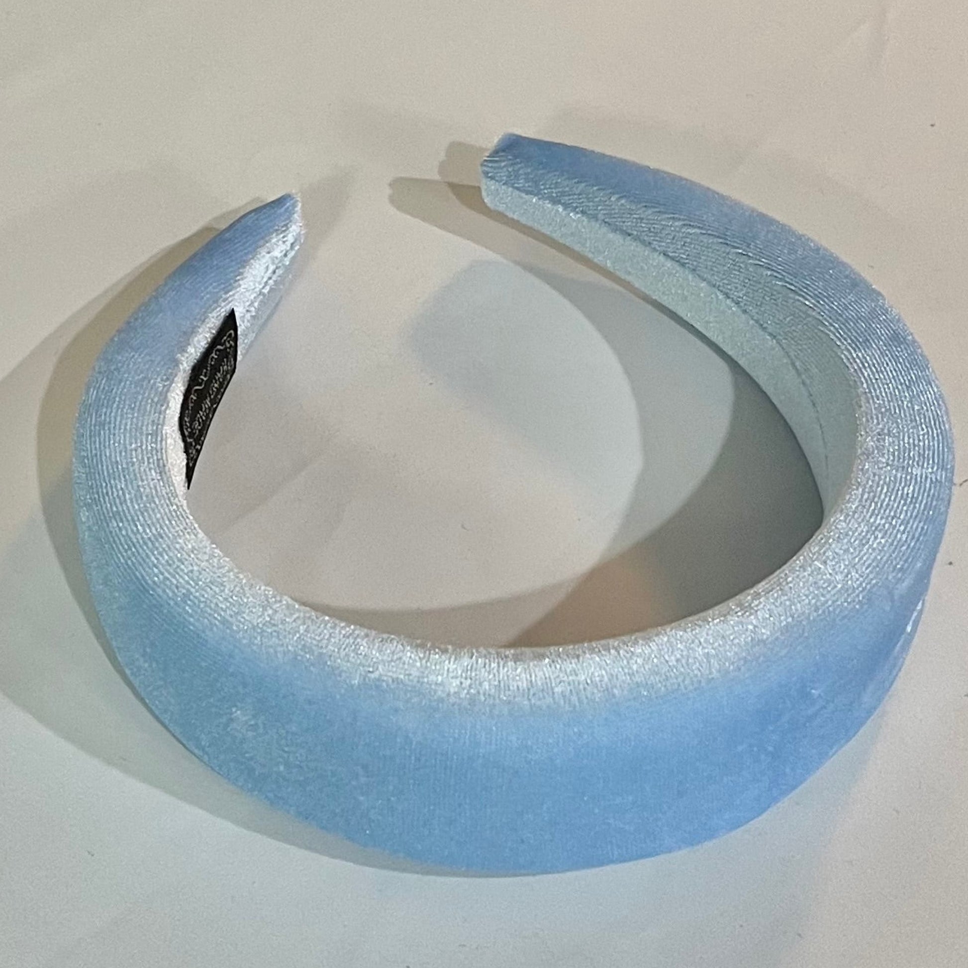 Velvet Padded Headbands - US - B Unique Millinery Baby Blue