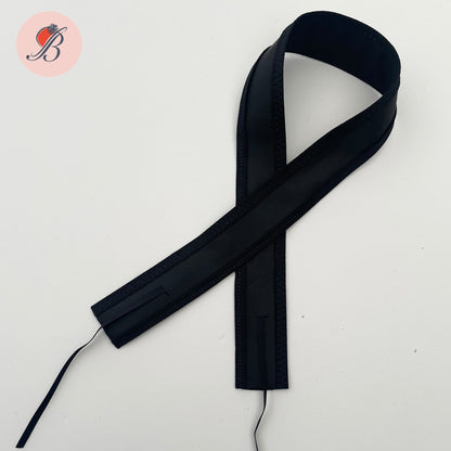 black adjustable sweatbands