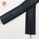ends of black adjustable sweatbands