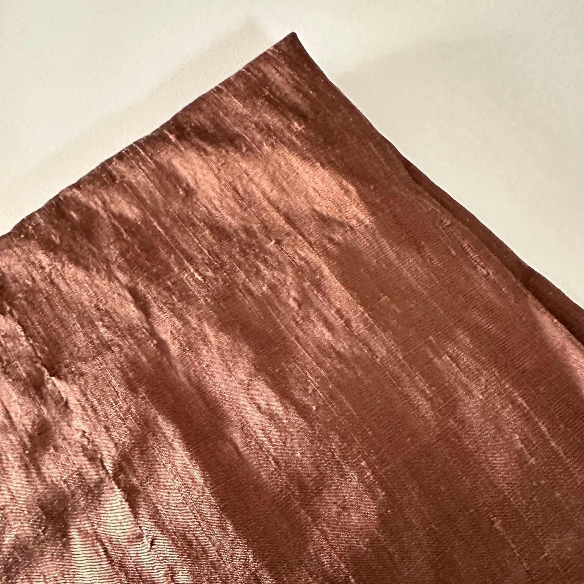 Silk Dupion chocolate