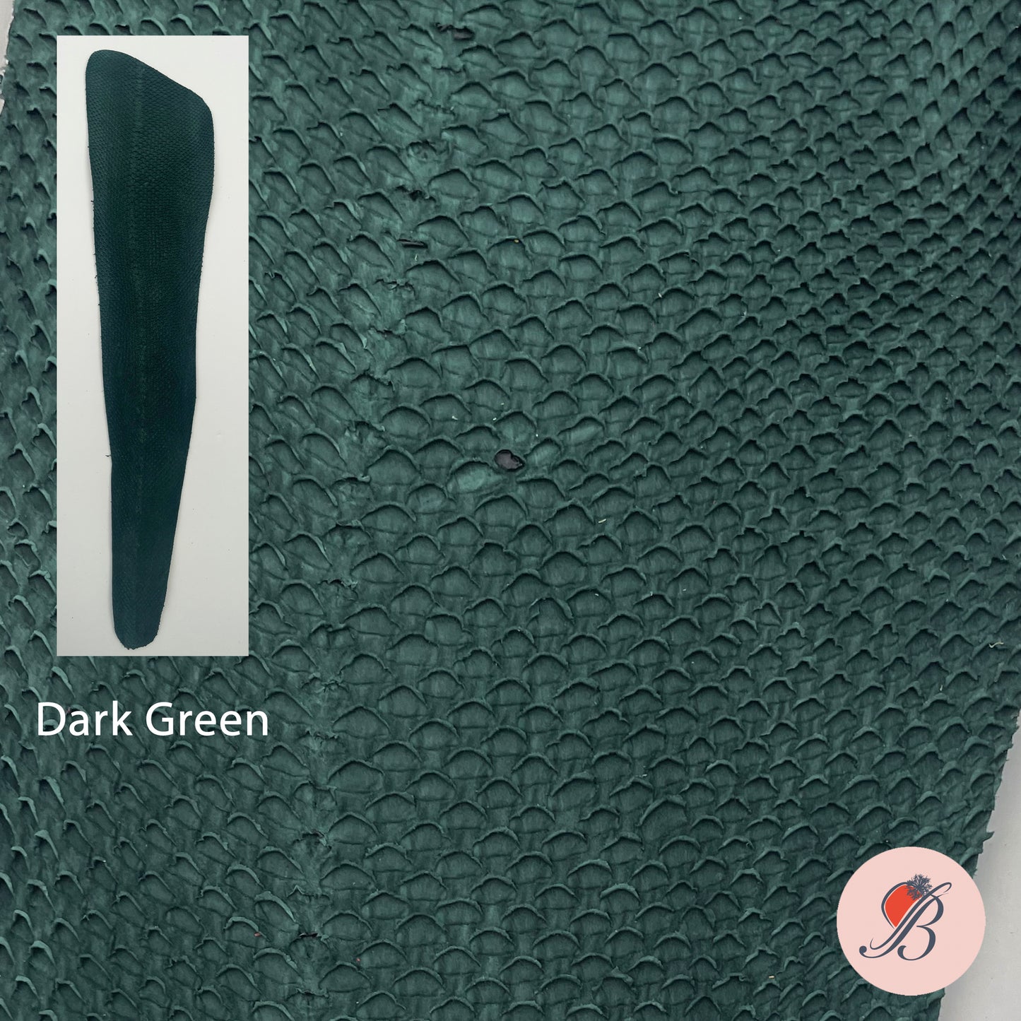 Salmon Fish Leather Piece - UK