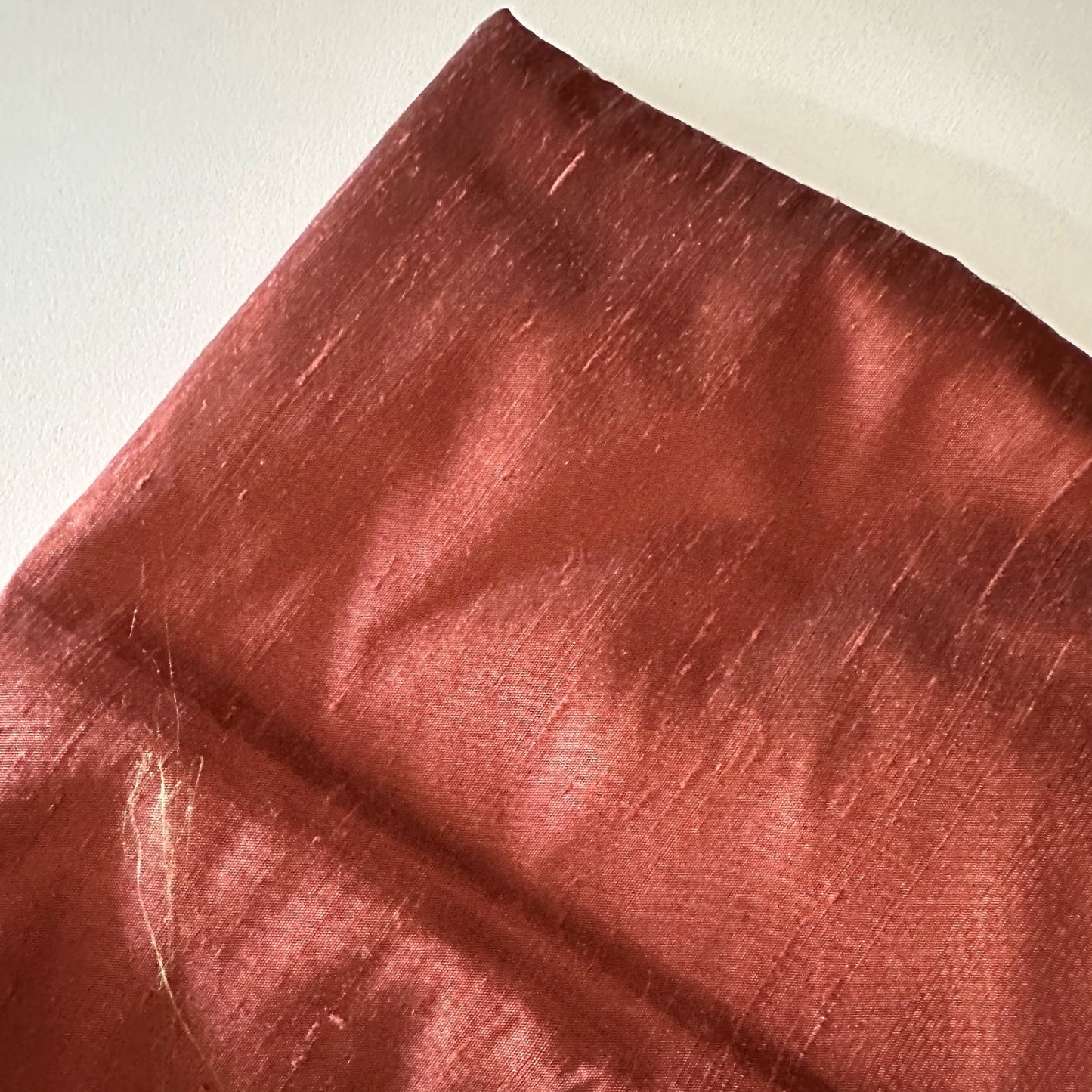 Silk Dupion dusty burgundy