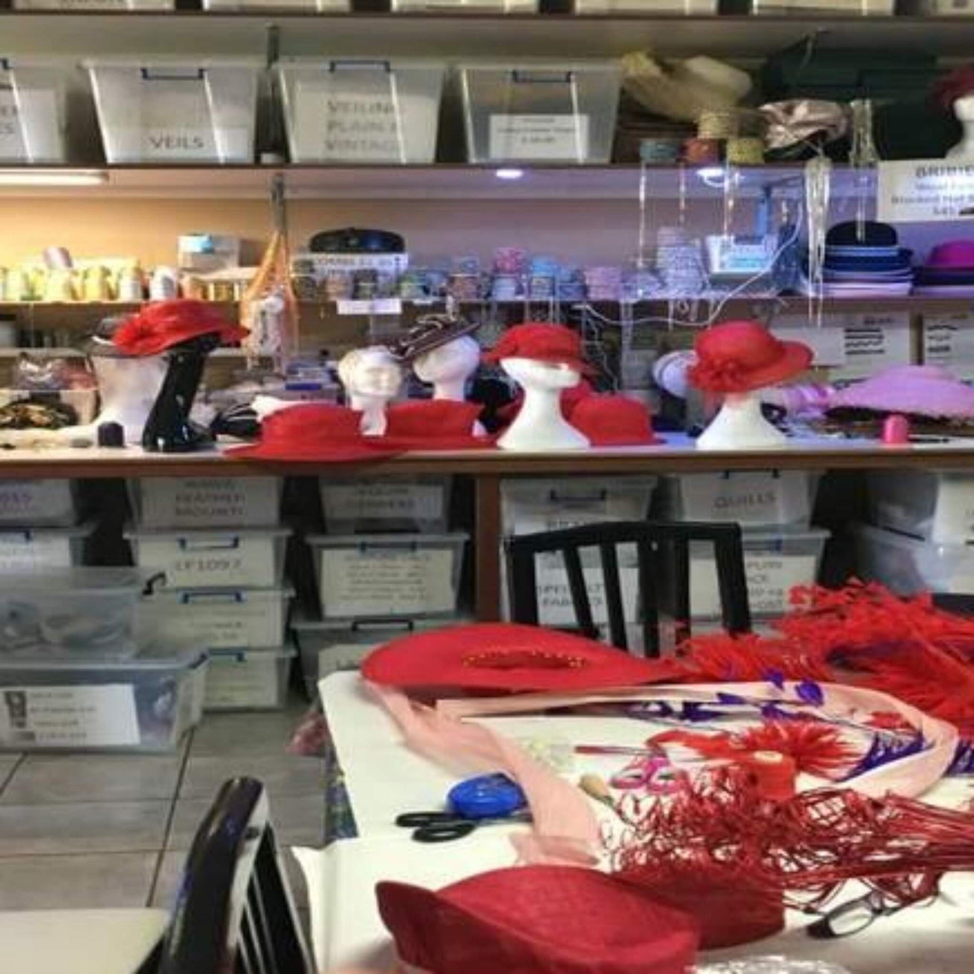 hatting workshop area