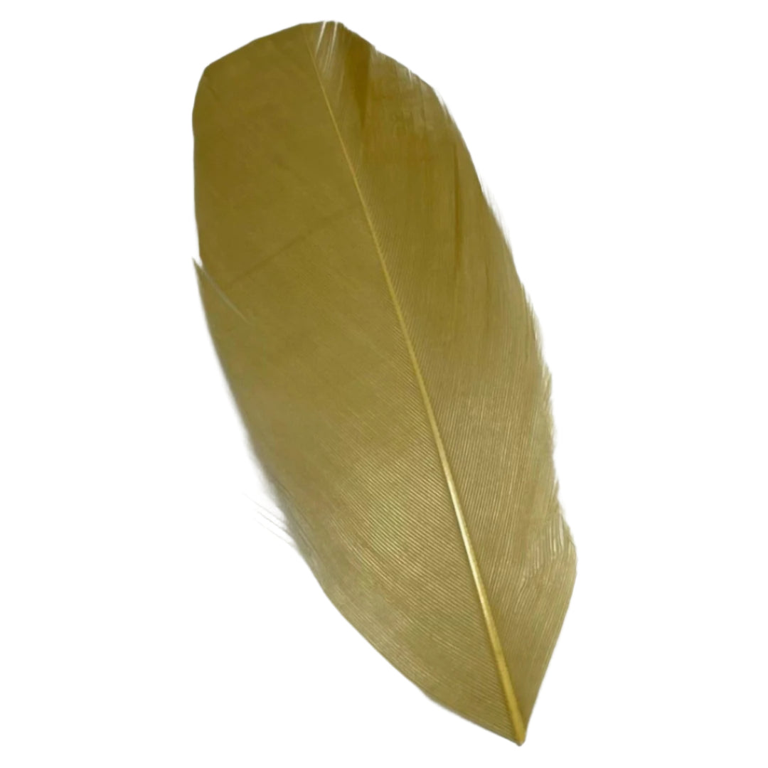 Goose Nagoire Feather Tips - Khaki Green
