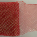 6" / 16cm Metallic Crinoline Braid Diamond Pattern with Draw-String - AU