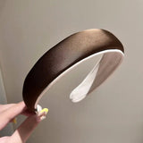 Satin Padded Headbands with Contrast Piping - AU