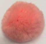 Bubblegum Pink fur ball from B Unique Millinery