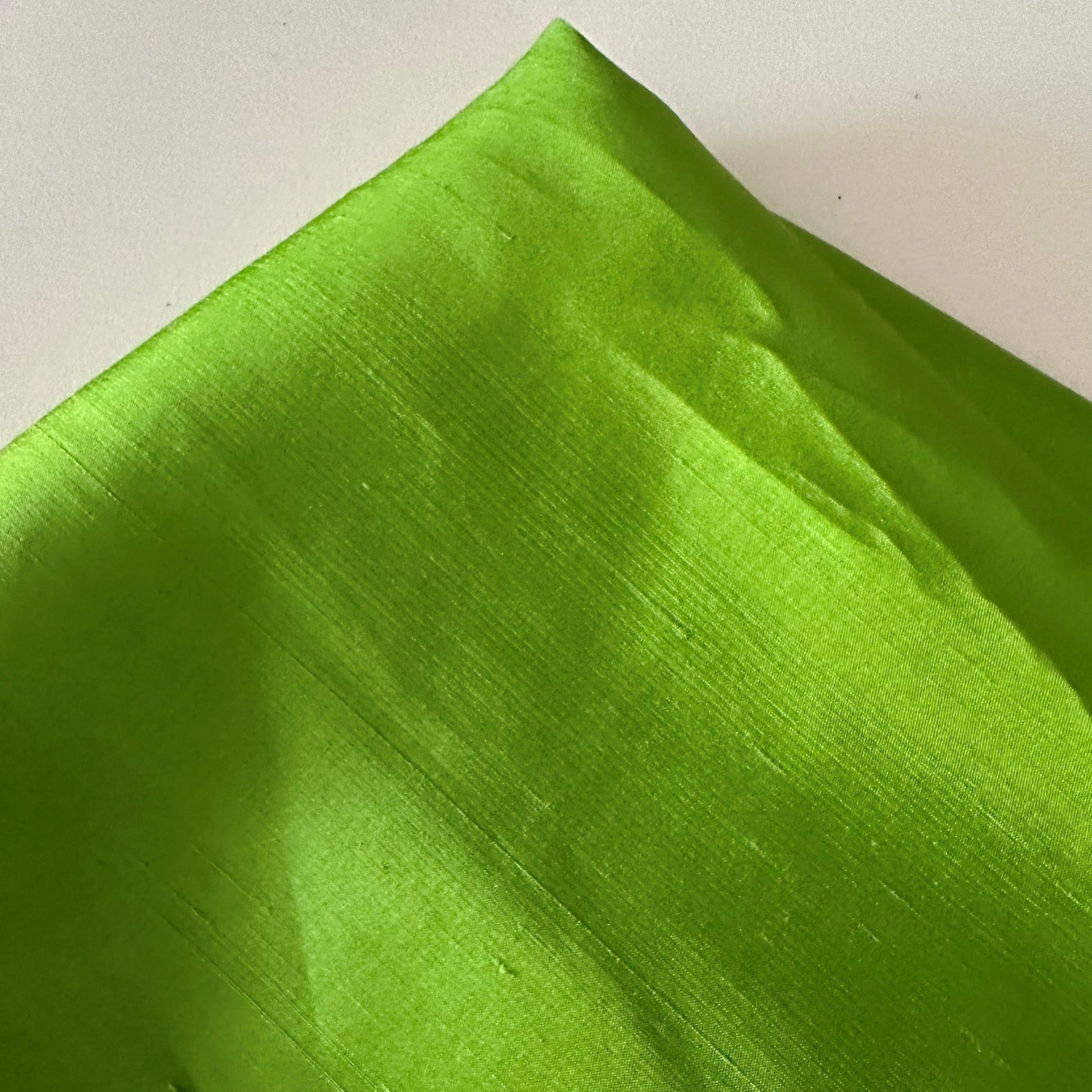 Silk Dupion lime