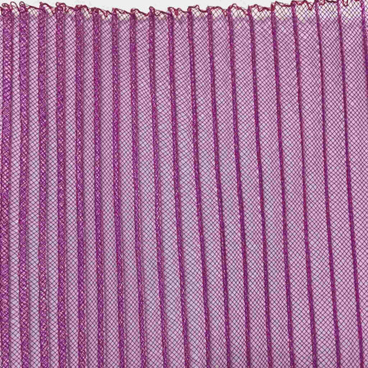 mauve 6in pleated crinoline with drawstring