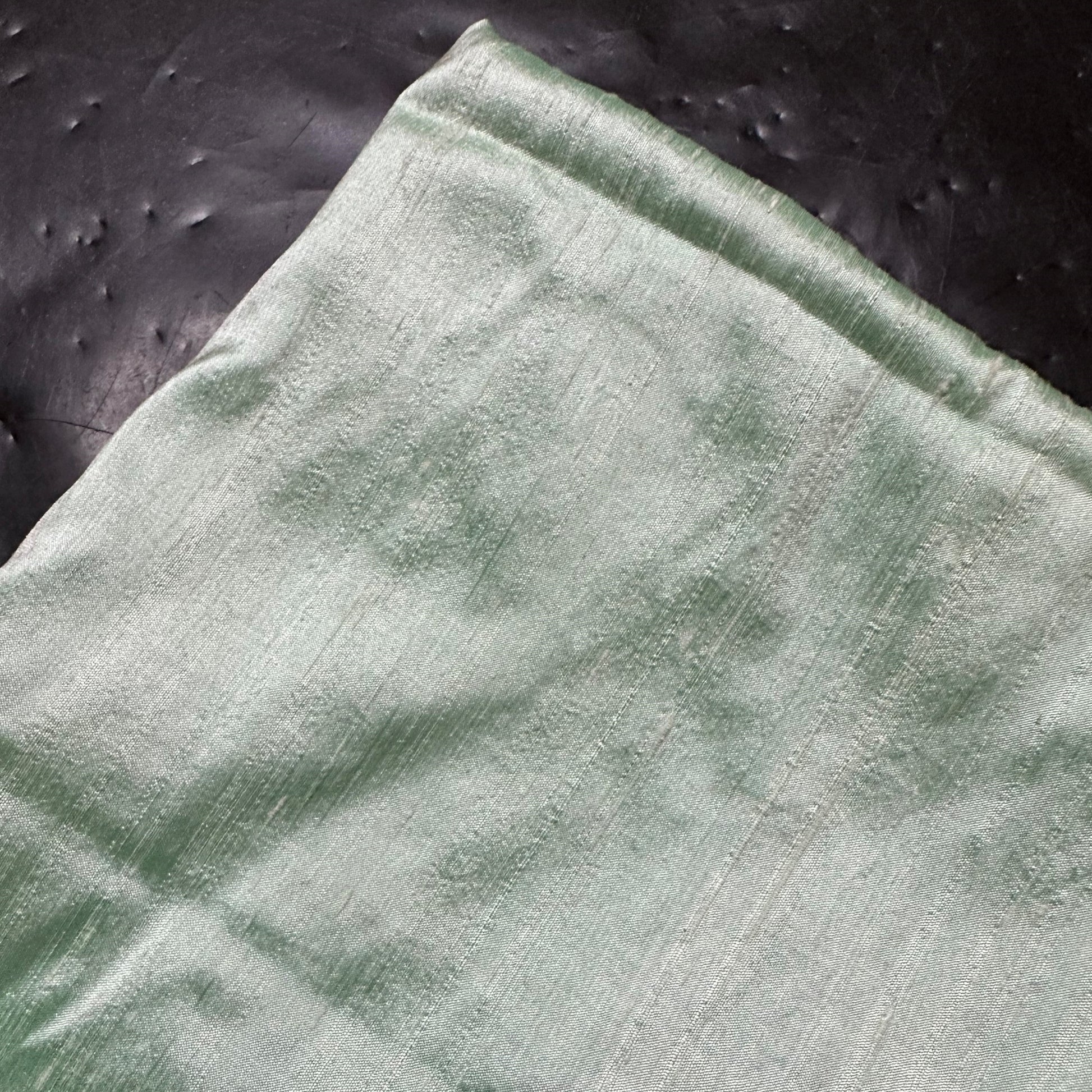Silk Dupion mint green